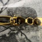 21 karaat gouden figaro ketting massief goud, Ophalen of Verzenden, Zo goed als nieuw, Goud