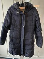 Blauwe winterjas Zara meisje - maat 128, Gebruikt, Meisje, Ophalen of Verzenden, Zara