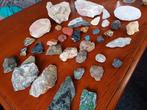 verzameling half-edestenen en mineralen, Verzamelen, Mineralen en Fossielen, Ophalen of Verzenden