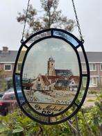 Glas in lood raamhanger 'De Meelzak', Antiek en Kunst, Antiek | Glas en Kristal, Ophalen