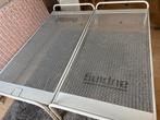 Auging onderschuif bed, Huis en Inrichting, Gebruikt, 90 cm, Wit, Tweepersoons