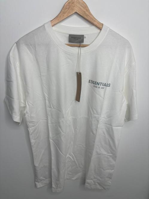 Essentials shirt, Kleding | Heren, T-shirts, Nieuw, Maat 52/54 (L), Wit, Ophalen of Verzenden