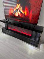 Tv meubel en salontafel elektrisch haard en kleuren, Ophalen, Nieuw, Vrijstaande haard, Elektrische haard