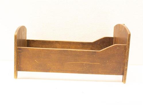Houten poppenbedje 34675, Kinderen en Baby's, Speelgoed | Poppen, Gebruikt, Babypop, Ophalen of Verzenden