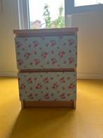 Ikea nachtkastje, Huis en Inrichting, Kasten | Ladekasten, Ophalen, Minder dan 50 cm, 1 of 2 laden, Zo goed als nieuw