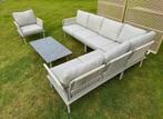 Hoek Loungeset - trino - Aluminium - Datho outdoor - beige, Ophalen of Verzenden, Zo goed als nieuw
