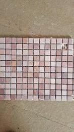 marmer mozaiek matjes roze en rood 30 cm, Doe-het-zelf en Verbouw, Tegels, Ophalen, Wandtegels, Nieuw, 20 tot 40 cm