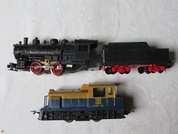 2 kleine locomotiefjes van Lima beschikbaar voor biedingen