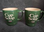 2 Unox Cup-a-Soup Mokken, Ophalen, Zo goed als nieuw, Overige stijlen, Kop(pen) en/of Schotel(s)