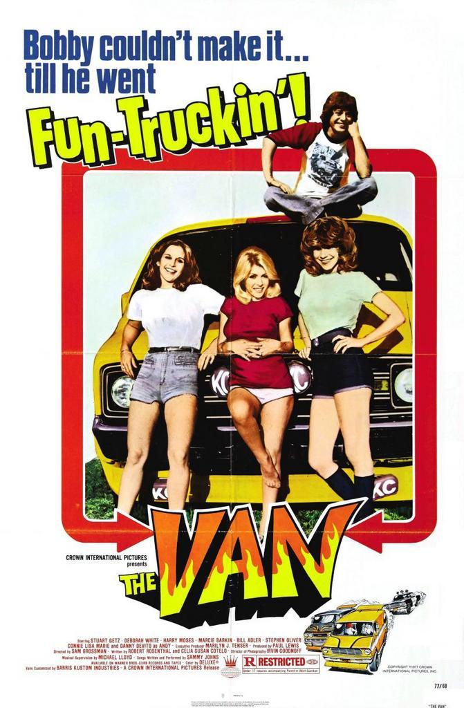 8). The Van, met o.a. Danny DeVito, Harry Moses (1977)., Cd's en Dvd's, Dvd's | Overige Dvd's, Zo goed als nieuw, Vanaf 12 jaar