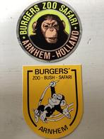 2 stickers Burgers Zoo Arnhem, Verzenden, Zo goed als nieuw, Dier en Natuur