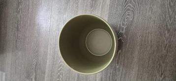 Olijfgroene planten pot beschikbaar voor biedingen