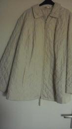 Ecru gewatteerd-jack maat 54, Kleding | Dames, Ophalen of Verzenden, Gedragen, Beige, Jas of Mantel