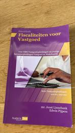 Edwin Pijjpers - Fiscaliteiten voor vastgoed, Boeken, Edwin Pijjpers; Joost Linnebank, Ophalen of Verzenden, Zo goed als nieuw