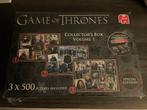 Game of Thrones Puzzels - Collector's Box Volume 1 - 3 stuks, Nieuw, Ophalen of Verzenden, 500 t/m 1500 stukjes, Legpuzzel