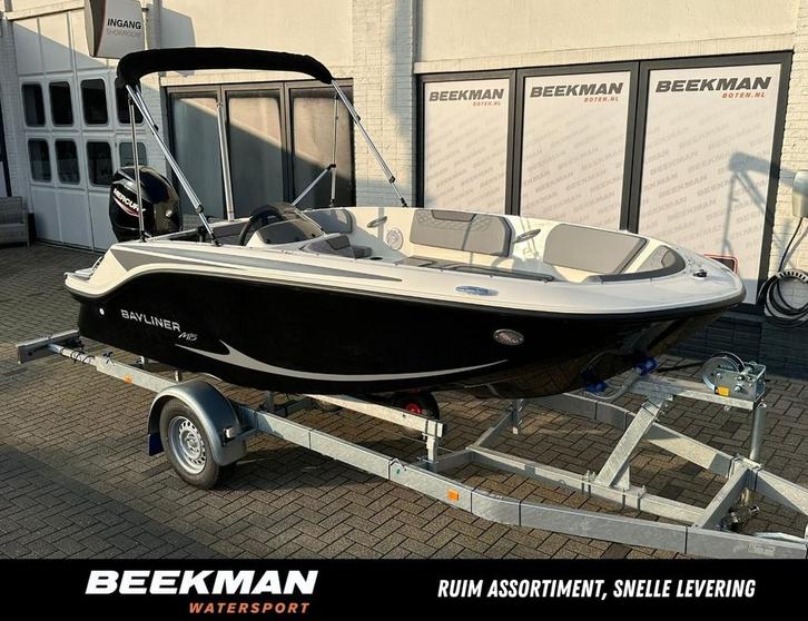 Bayliner Element M15 met Mercury 60 PK / Nieuw!, Watersport en Boten, Speedboten, Nieuw, 3 tot 6 meter, Benzine, Minder dan 70 pk