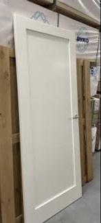 Moderne witte budget binnendeur in stomp en opdek, Doe-het-zelf en Verbouw, Deuren en Horren, Niet ingevuld, 80 tot 100 cm, Binnendeur