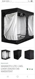 Kweektent 240x120x200 + 2 lampen, Tuin en Terras, Kweekspullen, Ophalen, Nieuw, Kweektent