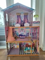 Houten (barbie)poppenhuis van Kidkraft, Kinderen en Baby's, Speelgoed | Poppen, Ophalen, Gebruikt, Overige typen