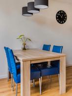 4 persoons eettafel Woonexpress Drimmelen (140x90), Huis en Inrichting, Tafels | Eettafels, Ophalen, Gebruikt, 100 tot 150 cm