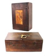 2 Antieke kistjes, Ophalen of Verzenden