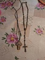 Twee Mooie religieuse hangers waarvan 1 rozenkrans, Ophalen of Verzenden, Gebruikt