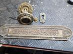 Voordeur beslag bronze, Ophalen, Gebruikt, Koper of Messing, Overige typen