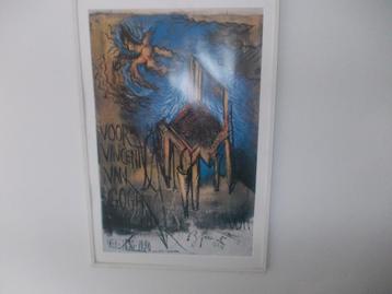 Te koop een mooi schilderij van de Franse kunstschilder Gera beschikbaar voor biedingen