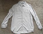 In goede staat: grijze damesblouse, Zara basic Denim, mt M, Kleding | Dames, Maat 38/40 (M), Zara, Ophalen of Verzenden, Zo goed als nieuw