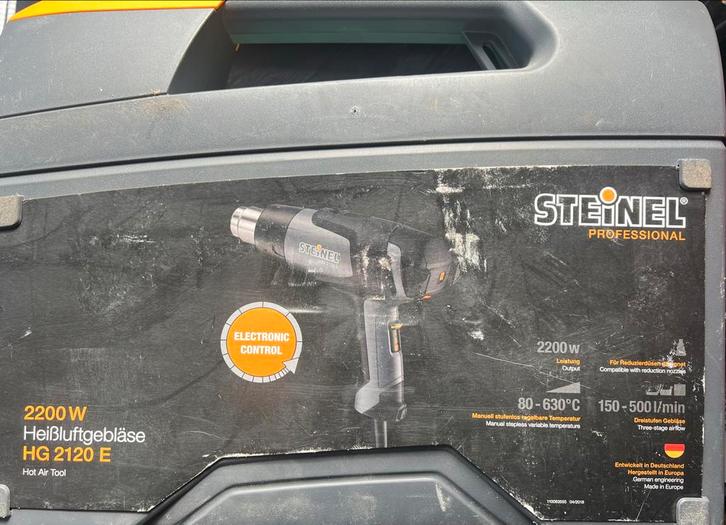 Steinel HG 2120 E Heteluchtpistool, Doe-het-zelf en Verbouw, Gereedschap | Handgereedschap, Zo goed als nieuw, Ophalen
