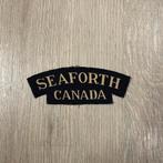 Seaforth Highlanders of Canada geprint embleem, Verzamelen, Militaria | Tweede Wereldoorlog, Ophalen of Verzenden