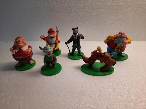 6 EFTELING POPPETJES OP VOET, Verzamelen, Efteling, Zo goed als nieuw, Beeldje of Poppetje, Ophalen of Verzenden