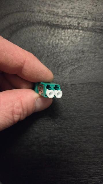 Singlemode koppeling LC-LC duplex groen beschikbaar voor biedingen