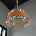 Vintage oranje UFO luster / space age hanglamp, Antiek en Kunst, Ophalen