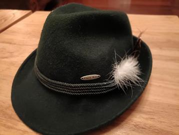 Donkergroene jagershoed Alp.maat 60 Alpenkitz #Carnaval beschikbaar voor biedingen