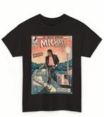 Michael Jackson comic graphic vintage tee, Kleding | Heren, Verzenden, Zwart, Geen merk, Maat 56/58 (XL)