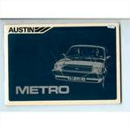 Austin Metro Instructieboekje 1983 #1 Frans, Ophalen of Verzenden