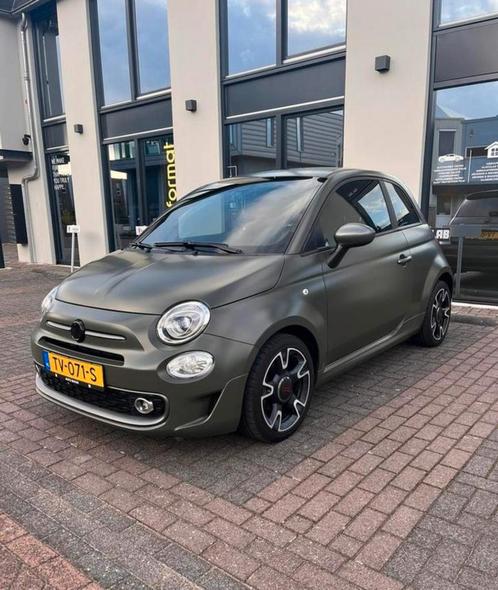 Fiat 500 Twinair Turbo 80pk 2018 Groen, Auto's, Fiat, Particulier, Benzine, B, Hatchback, Handgeschakeld, Origineel Nederlands