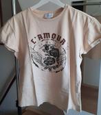 Cotton Club tshirt creme, Beige, Ophalen of Verzenden, Zo goed als nieuw, Korte mouw