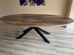 eettafel plus stoelen (bieden vanaf € 275), Huis en Inrichting, Tafels | Eettafels, Ophalen, Gebruikt, 100 tot 150 cm, 200 cm of meer