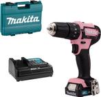 Makita Cordless Hammer Drill 12 V, 2.0 Ah, Battery + Charger, Nieuw, Ophalen of Verzenden, Boormachine, 600 watt of meer