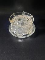 Vintage glazen theelicht - rechaud, Antiek en Kunst, Ophalen of Verzenden