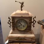 pendule,antiek marmeren schoorsteenklok,antieke klok, Antiek en Kunst, Antiek | Klokken, Ophalen