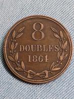 Guernsey 8 Doubles 1864 Victoria, Verzenden, Overige landen, Losse munt