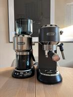 De’Longhi Dedica + De’Longhi koffiemolen met accessoires, Witgoed en Apparatuur, Koffiezetapparaten, Ophalen, Zo goed als nieuw