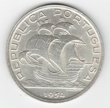 25-1525 Portugal 10 escudo 1954 beschikbaar voor biedingen