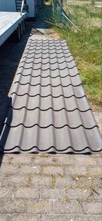 Dakplaten 18x 4.65 en 3x 3,60 meter dakpan platen, Gebruikt, Zwart, 15 m² of meer, Metaal