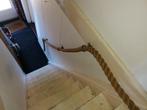 Trapleuning van dik scheepstouw in messing wand houders, Ophalen of Verzenden