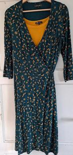 Groene herfstjurk met top King Louie maat M, Kleding | Dames, Maat 38/40 (M), Ophalen of Verzenden, Zo goed als nieuw, King Louie