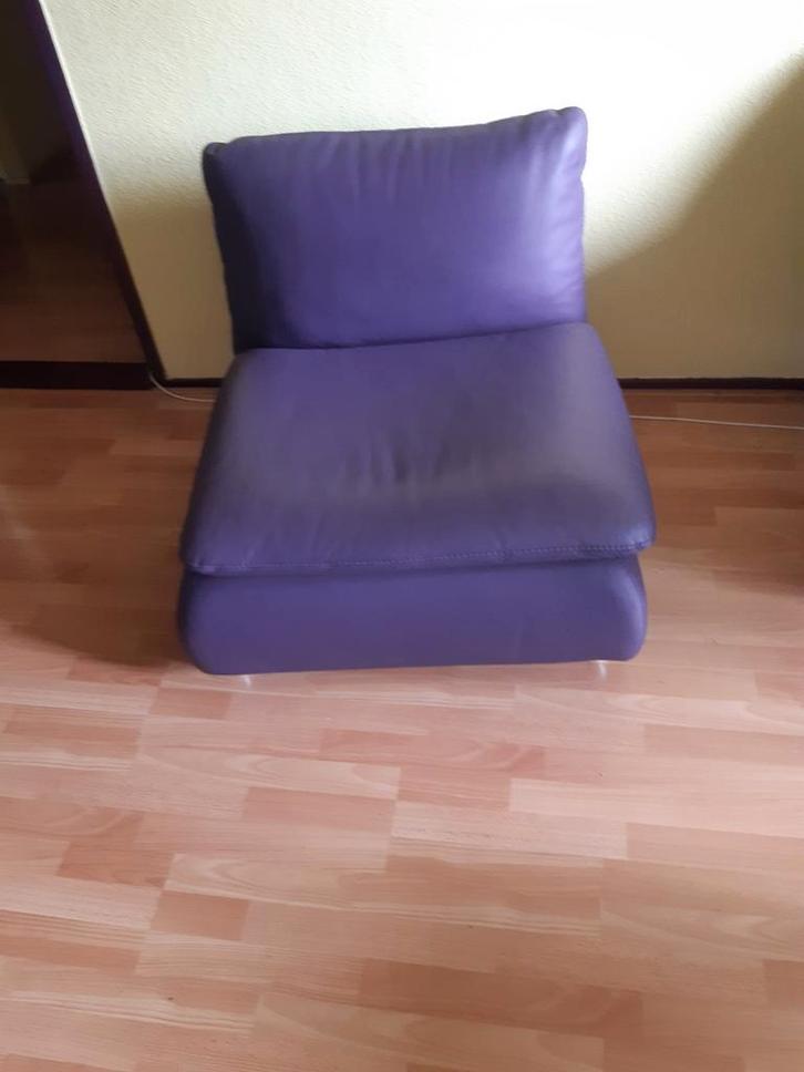 * Topkwaliteit Toledo Lederen stoel* Z.G.A.N * Topkwaliteit, Huis en Inrichting, Slaapkamer | Slaapbanken, Zo goed als nieuw, 80 cm